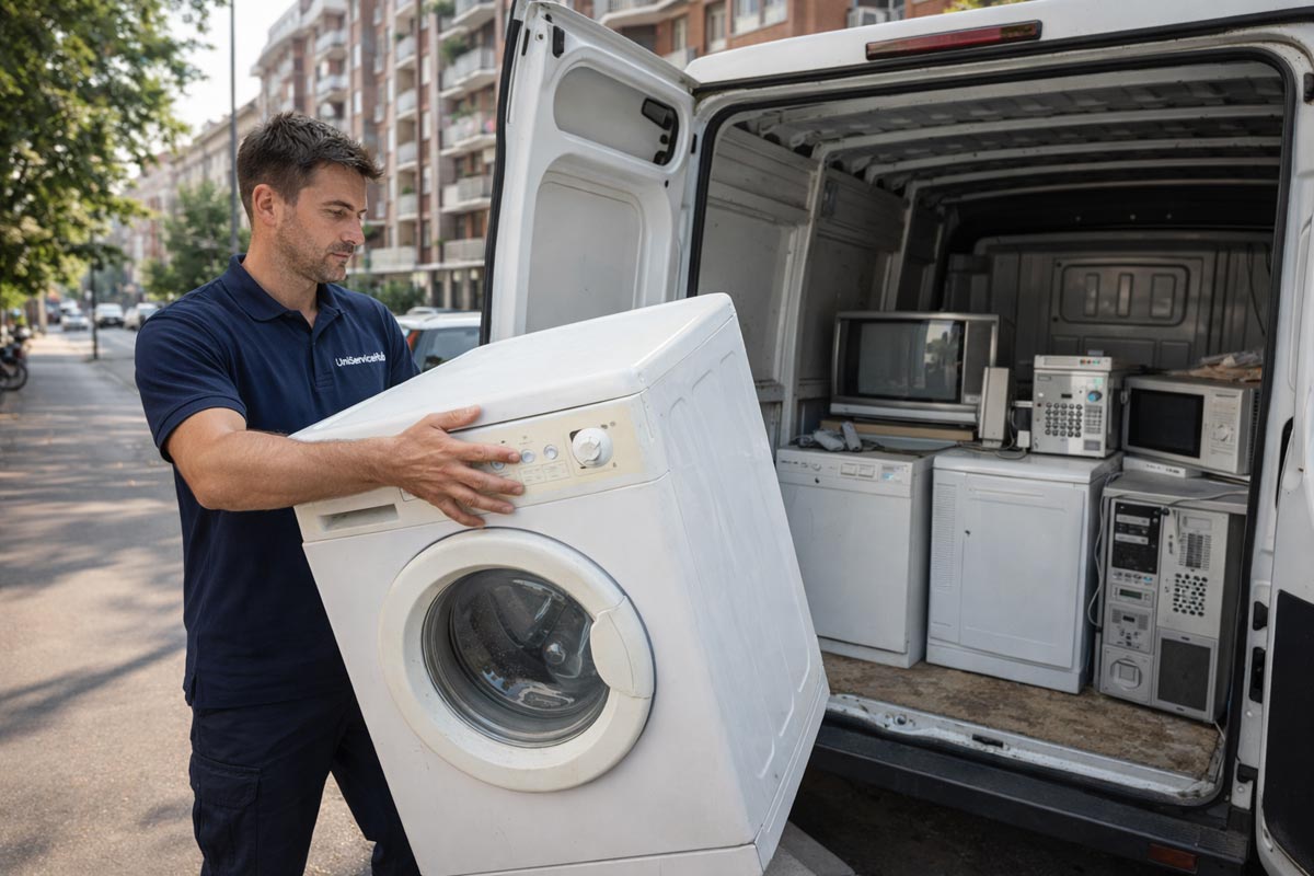 Smaltimento RAEE a Milano: regole, costi e come funziona | UniServiceHub